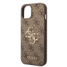 Guess 4G Big Metal Logo Back Case for Apple iPhone 15