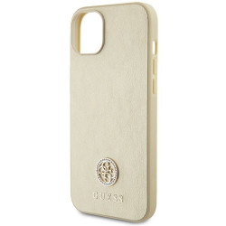 Guess Strass Metal Logo Back Case for Apple iPhone 15