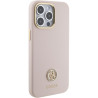 Guess Silicone Logo Strass 4G Back Case for Apple iPhone 15 Pro Max
