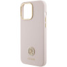 Guess Silicone Logo Strass 4G Back Case for Apple iPhone 15 Pro Max
