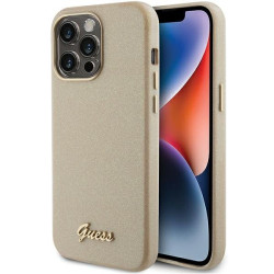 Guess Glitter Glossy Script Back Case for Apple iPhone 15 Pro Max