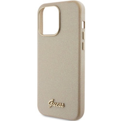 Guess Glitter Glossy Script Back Case for Apple iPhone 15 Pro Max