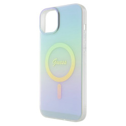 Guess IML Iridescent MagSafe Back Case for Apple iPhone 15 Plus