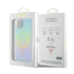 Guess IML Iridescent MagSafe Back Case for Apple iPhone 15 Plus
