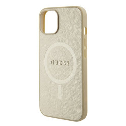 Guess Saffiano MagSafe Back Case for Apple iPhone 15 Plus