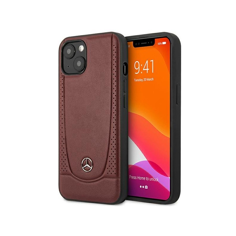 Mercedes Leather Urban Back Case for Apple iPhone 15