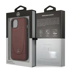 Mercedes Leather Urban Back Case for Apple iPhone 15