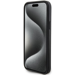 Karl Lagerfeld Saffiano Cardslot Karl&Choupette Metal Pin Back Case for Apple iPhone 15