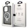 Karl Lagerfeld Ring Stand Karl&Choupettte MagSafe Back Case for Apple iPhone 15 Pro