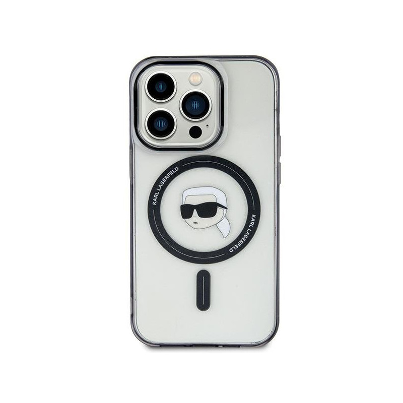 Karl Lagerfeld  IML Karl`s Head MagSafe Back Case for Apple iPhone 15