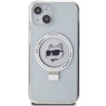 Karl Lagerfeld Ring Stand Choupette Head MagSafe Back Case for Apple iPhone 15