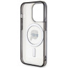 Karl Lagerfeld Ring Stand Karl Head MagSafe Back Case for Apple iPhone 15 Pro Max