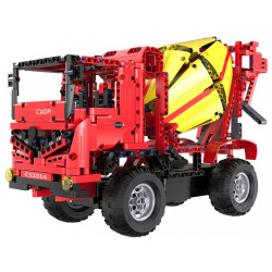 CaDa C51014W R/C Concrete Mixer Toy Car Collapsible constructor set 814 parts