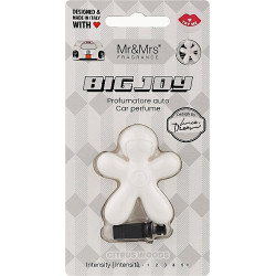 Mr&Mrs Fragrance Big Joy Car Perfume Citrus Woods