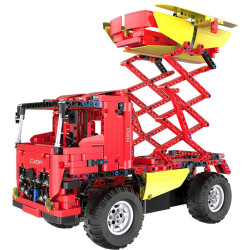 CaDa C51014W R/C Concrete Mixer Toy Car Collapsible constructor set 814 parts