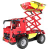 CaDa C51014W R/C Concrete Mixer Toy Car Collapsible constructor set 814 parts
