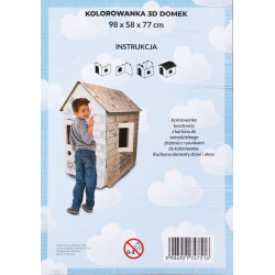RoGer XXL 3D House Coloring book