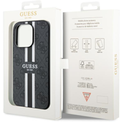 Guess 4G Printed Stripes MagSafe Back case for Apple iPhone 14 Pro Max