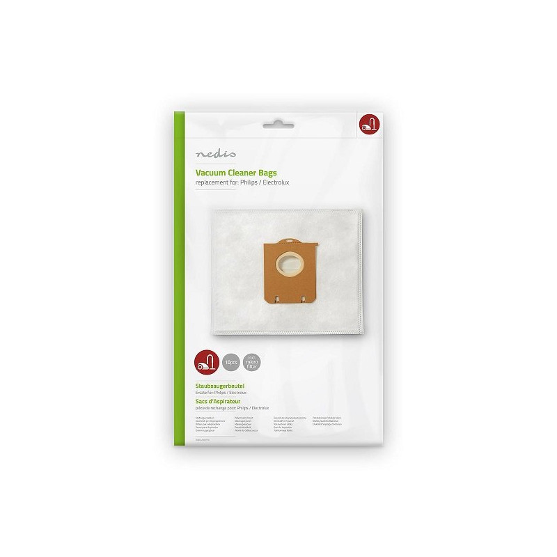Nedis DUBG120AEP10 Vacuum cleaner bag AEG / PHILIPS / ELECTROLUX S-BAG (10pcs)