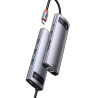 Baseus CAHUB-CV0G Metal Gleam Series 8in1 Hub / USB-C to 3x USB 3.0 / HDMI / USB-C PD / Ethernet RJ45 / microSD/SD