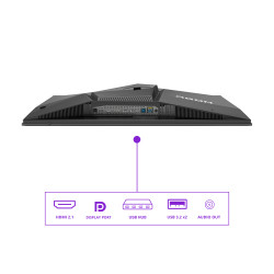 AOC AGON PRO AG276QZD2 kompiuterio monitorius 67,3 cm (26.5") 2560 x 1440 pikseliai Quad HD QD-OLED Juoda, Pilka
