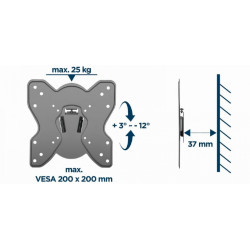 Gembird WM-42T-03 TV wall mount 42"
