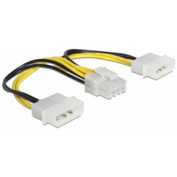 Delock Power Cable 8 Pin EPS - 2 x 4 Pin Molex