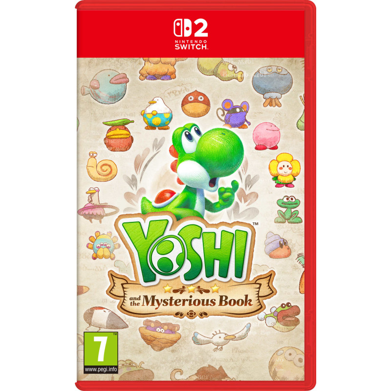 Nintendo Yoshi and the Mysterious Book ( Switch 2) Standartinis Japonų, Anglų kalba, Ispanų kalba, Prancūzų kalba, Vokiečių kalb