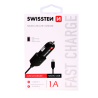 Swissten Premium Car charger 12 / 24V whit Micro USB Cable