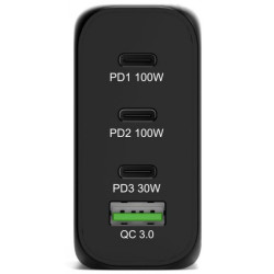 GaN Port Power Delivery and Quick Charge 120W USB-C & USB-A Charger