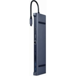 Gembird USB Type-C 10in1 Space Docking Station