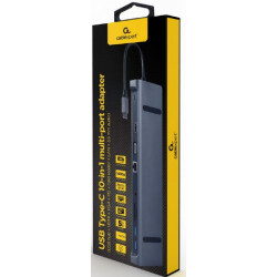 Gembird USB Type-C 10in1 Space Docking Station