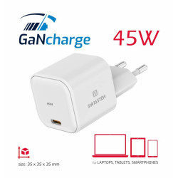 Swissten GaN Travel Charger USB-C 45W