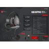 Mars Gaming MHX PRO 7.1 Gaming Headset USB / LED