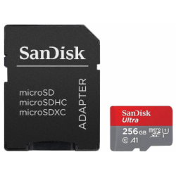 Sandisk Ultra microSDXC 256GB + Adapter Memory card