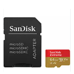 SanDisk Extreme MicroSDXC Memory Card 64GB