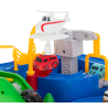 RoGer Toy Parking with obstacle course + 4 cars