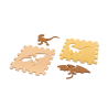 RoGer Children's Soft Carpet Puzzle with Dinosaurs 36 pcs. 143x143cm