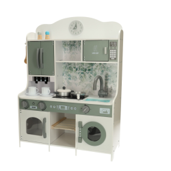 RoGer Children's Wooden Kitchen with Coffee Machine