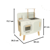 LULILO Wooden Kitchen with Retro Accessories
