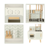 LULILO Wooden Kitchen with Retro Accessories