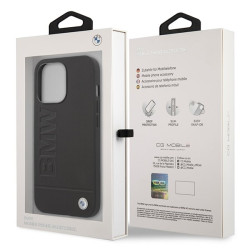 BMW BMHMP14XSLLBK iPhone 14 Pro Max hardcase Signature Logo Imprint Magsafe