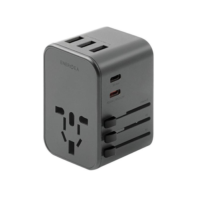 Energea TravelWorld Adapter USB-C PD Universal Adapter 35W