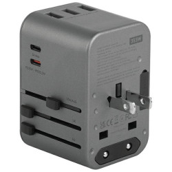 Energea TravelWorld Adapter USB-C PD Universal Adapter 35W
