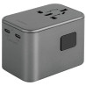 Energea TravelWorld Adapter GaN65 USB-C PD 65W + PPS 55W Universal Adapter