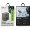 Energea TravelWorld Adapter GaN65 USB-C PD 65W + PPS 55W Universal Adapter