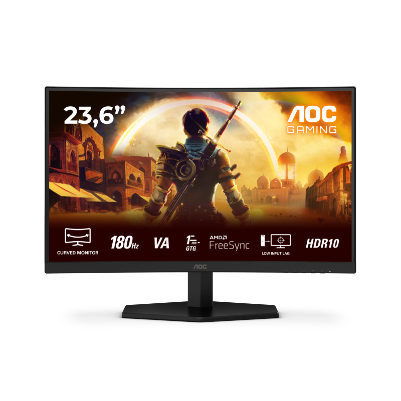 AOC G4 C24G42E kompiuterio monitorius 59,9 cm (23.6") 1920 x 1080 pikseliai „Full HD“ LED Juoda, Raudona