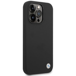 BMW BMHCP15LSILBK Back Case for Apple iPhone 15 Pro