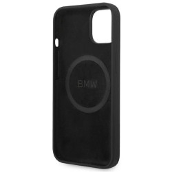 BMW BMHMP14MSLBLBK Back Case for Apple iPhone 14 Plus / 15 Plus