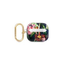 Guess GUA3HHFLB Case for Airpods 3 blue Flower